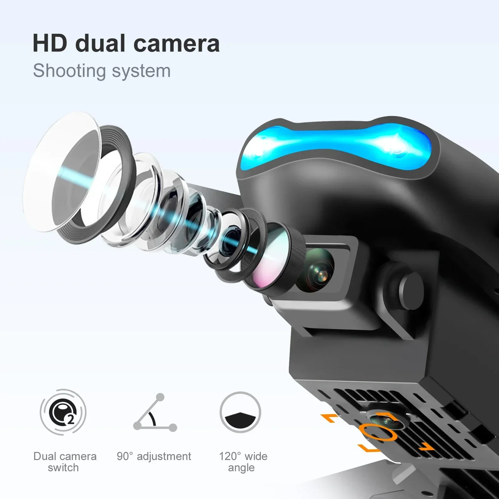 Yeni E99 Pro HD 4K Drone Çift  - Drone Camera Mount incelemesi ve fiyatı